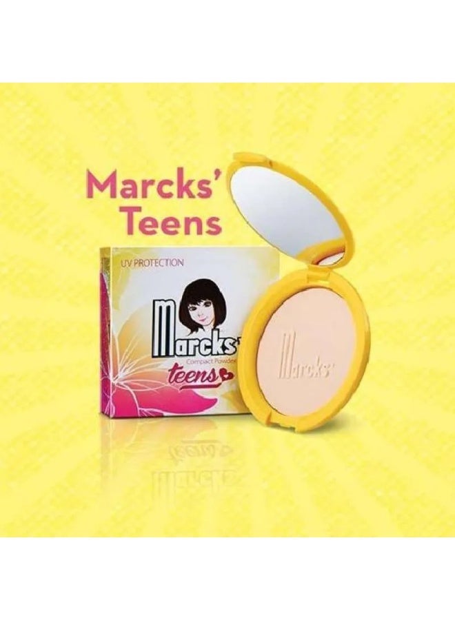 بودرة ماركس المضغوطة للمراهقات (كريمي) ١٢ غرام - Image 3