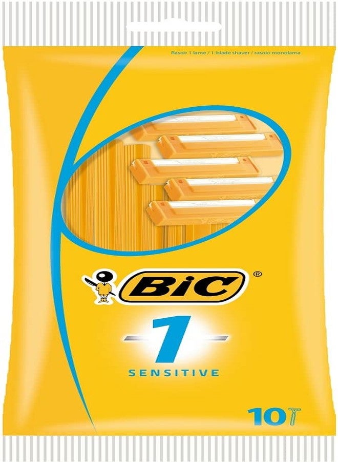Bic Sensitive Disposable Razors For Men 10-Pack - Image 1