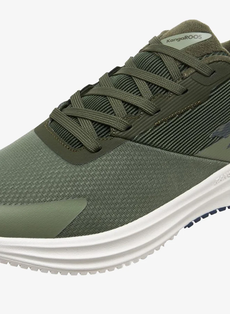 kangaROOS Olive Men Lace-Up Sports Shoes for Men | Best Price UAE