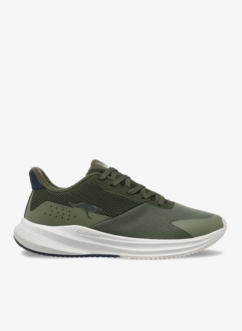 kangaROOS Olive Men Lace-Up Sports Shoes for Men | Best Price UAE