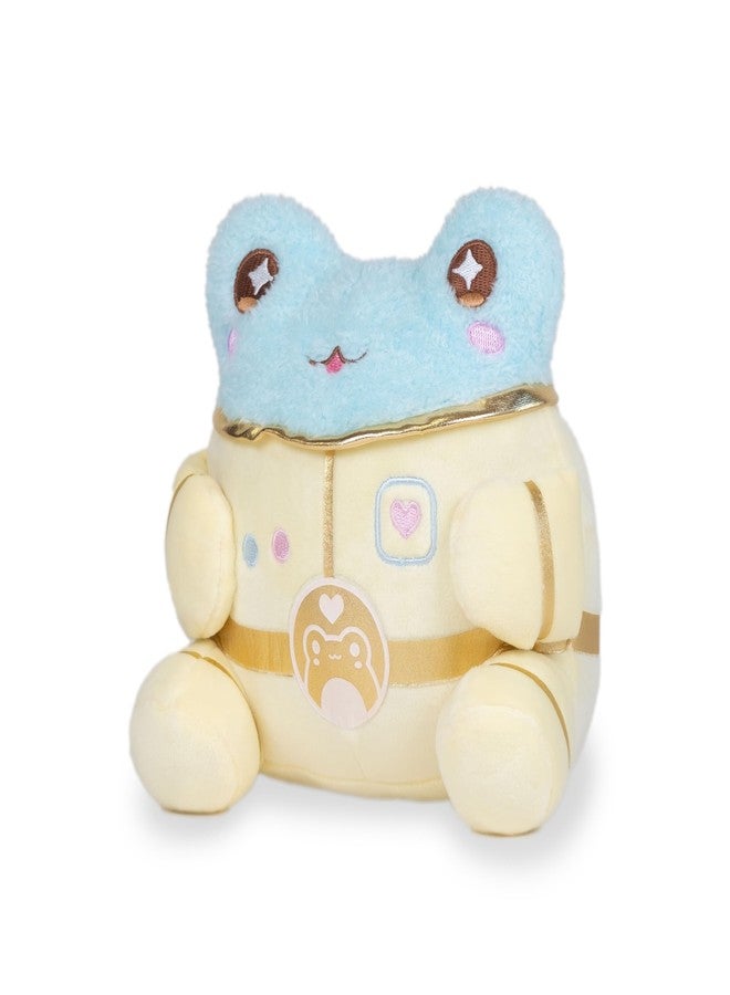 Cuddle Barn PlushGoals - Lil Series Astronaut Wawa Blue Kawaii Cute Soft Frog Plush Toy, 6 inches - Image 5