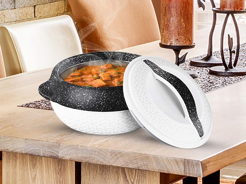 Milton MILTON Stainless Steel Casserole 1370ml White - Image 1