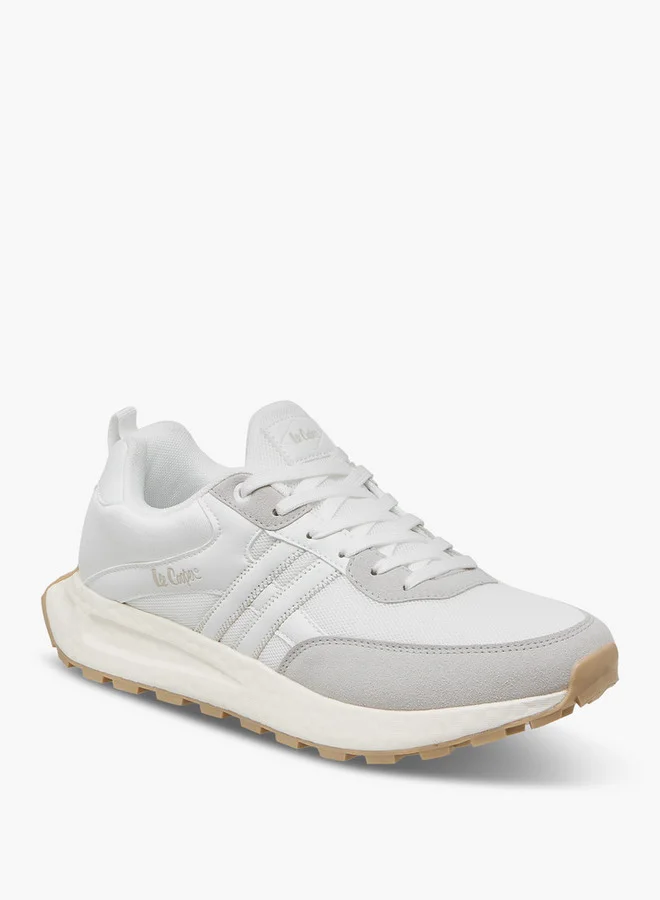 Lee Cooper Mens' Panelled Lace-Up Sneakers