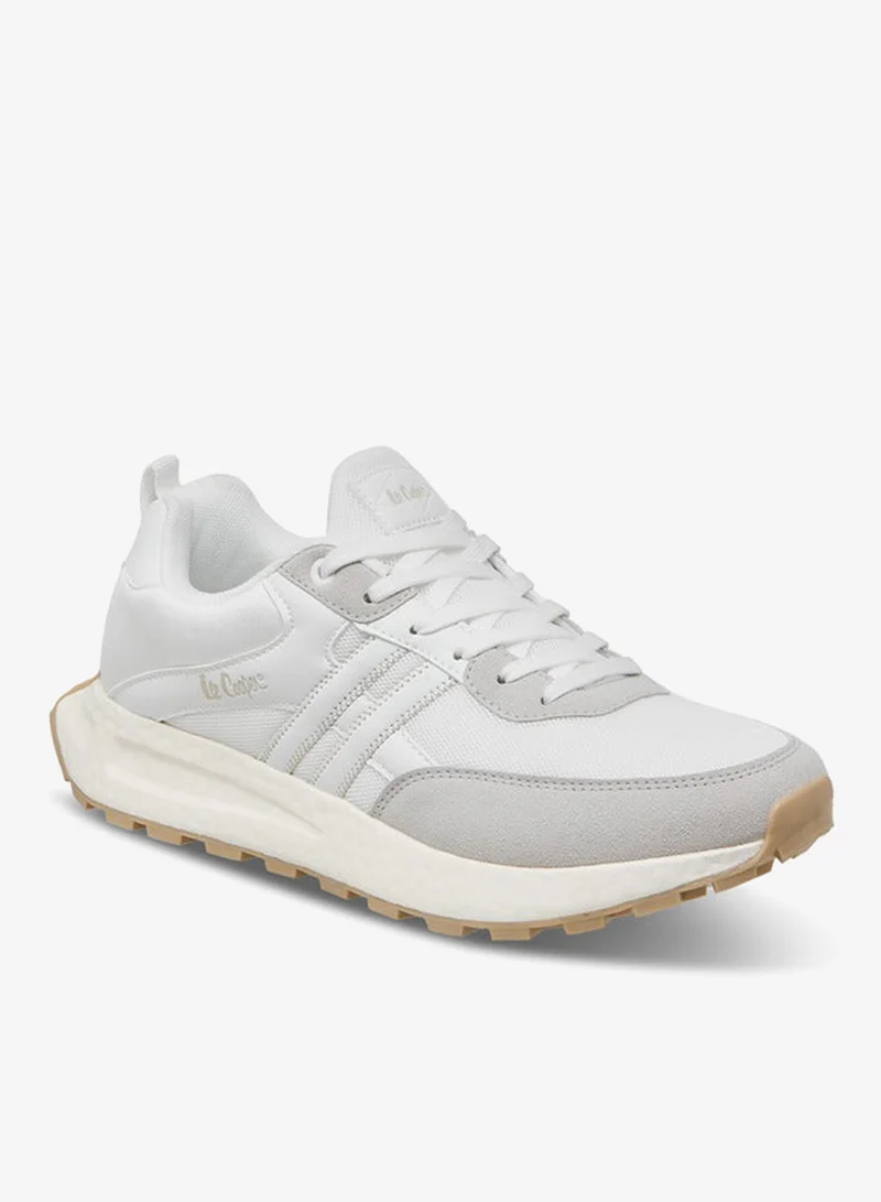 Lee Cooper Mens' Panelled Lace-Up Sneakers