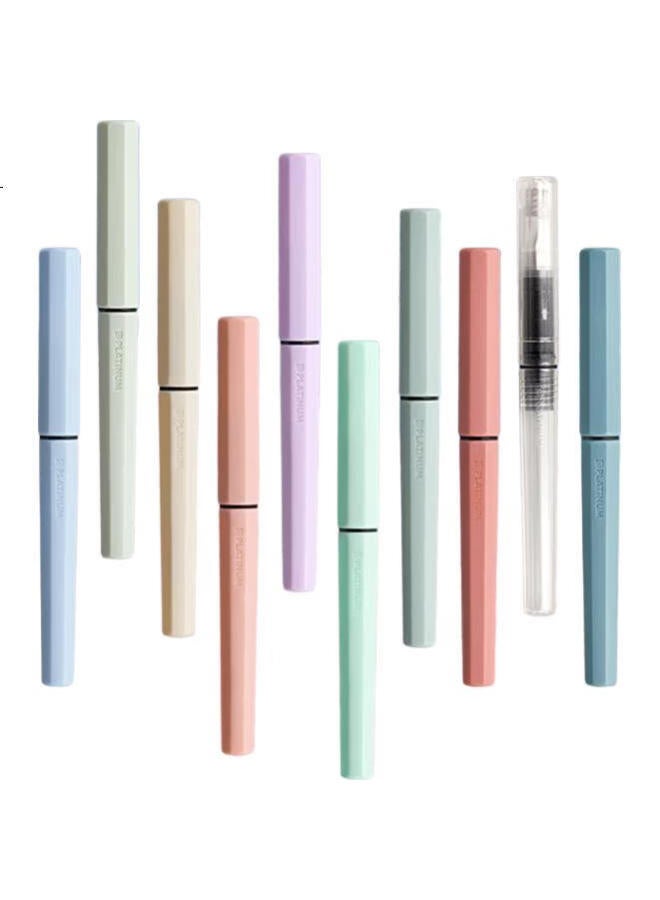 Platinum Fountain Pen, Third-Grade Elementary School Student Gift, Beginner'S Handwriting Practice Pen, Xiaoliushe Light Sweet Series Fountain Pen Pq-200, Macaron Color, Strawberry Pink - Image 3