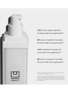 U Beauty U Beauty The SUPER Hydrator - Mega-Dose Skin Hydrator and Hyaluronic Acid Moisturizing Cream with Peptides and Grapeseed Oil for Supple, Smooth, and Softer-Looking Skin For Up To 48 Hours - 0.5 fl oz  - Image 3