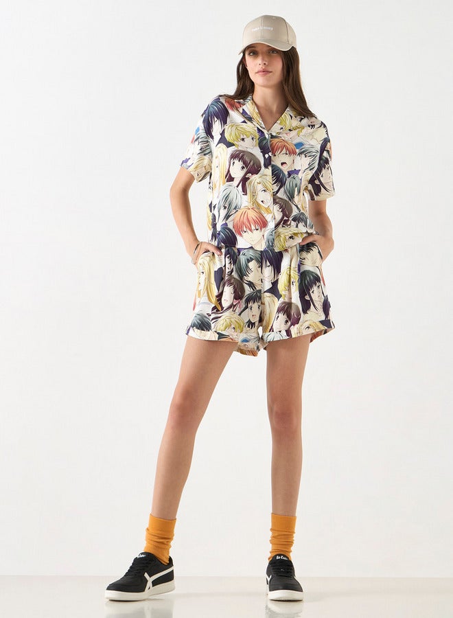 اس بي كاركترز شورت بجيوب وطبعات - Image 2