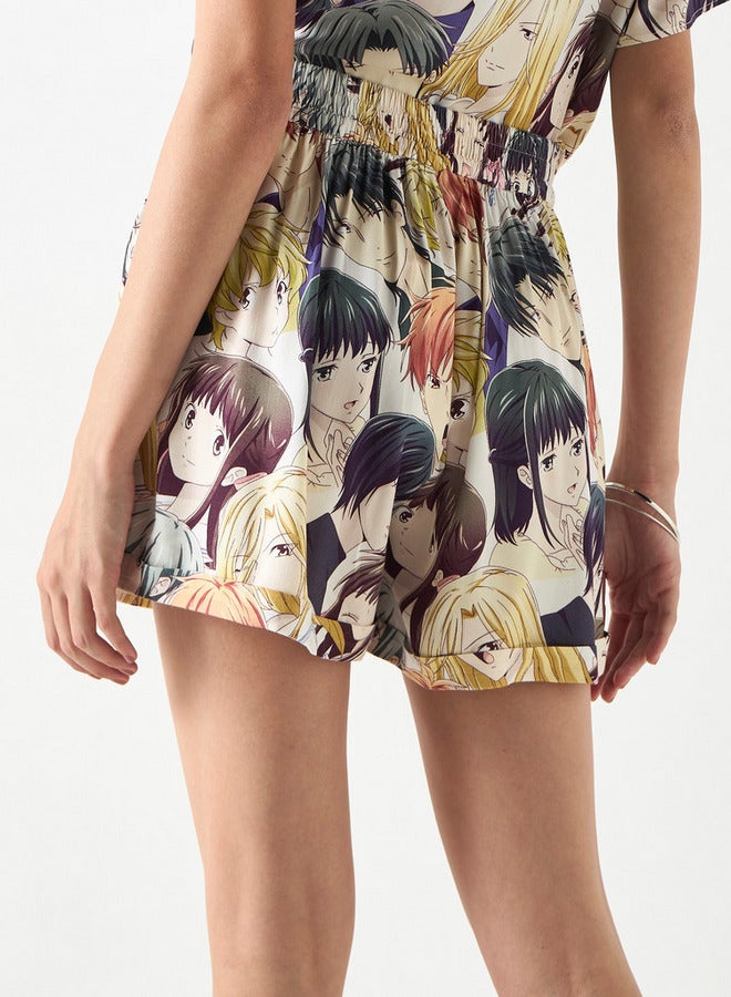 اس بي كاركترز شورت بجيوب وطبعات - Image 3