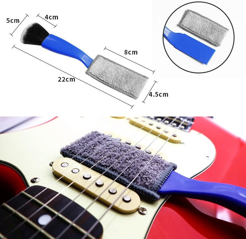 squishy 2Pcs Guitar String Cleaner,Guitar Cleaning Kit, Guitar Polish for Guitar Maintenance, Guitar Cleaner Fits Guitar, Violin and Ukulelees - Image 2