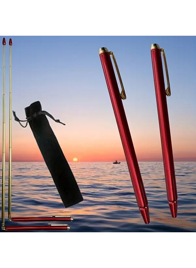 H03 Model Copper Divining Rods Set With Bag For Water Witching Paranormal Investigation - Image 1