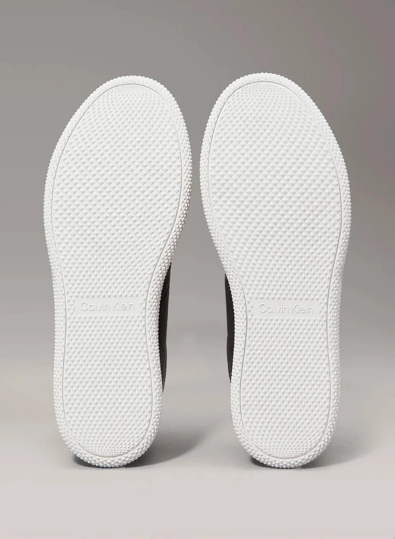 Calvin Klein Ck Black Leather Trainers for Men | Best Price UAE