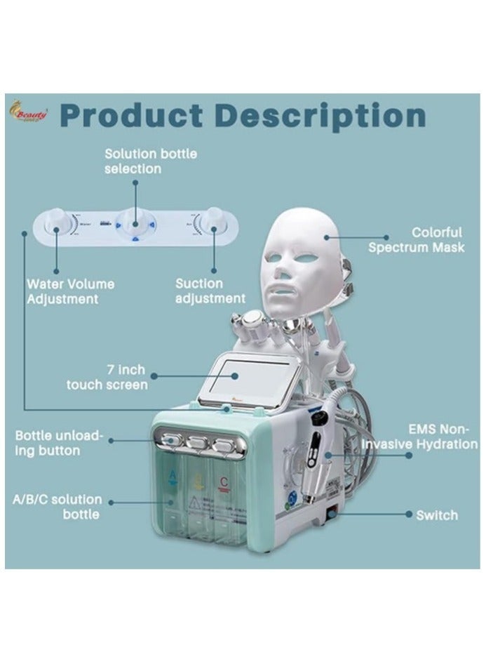 jalan Hydrafacial Hydrogen Oxygen Facial Machine 7 in 1 - Image 4