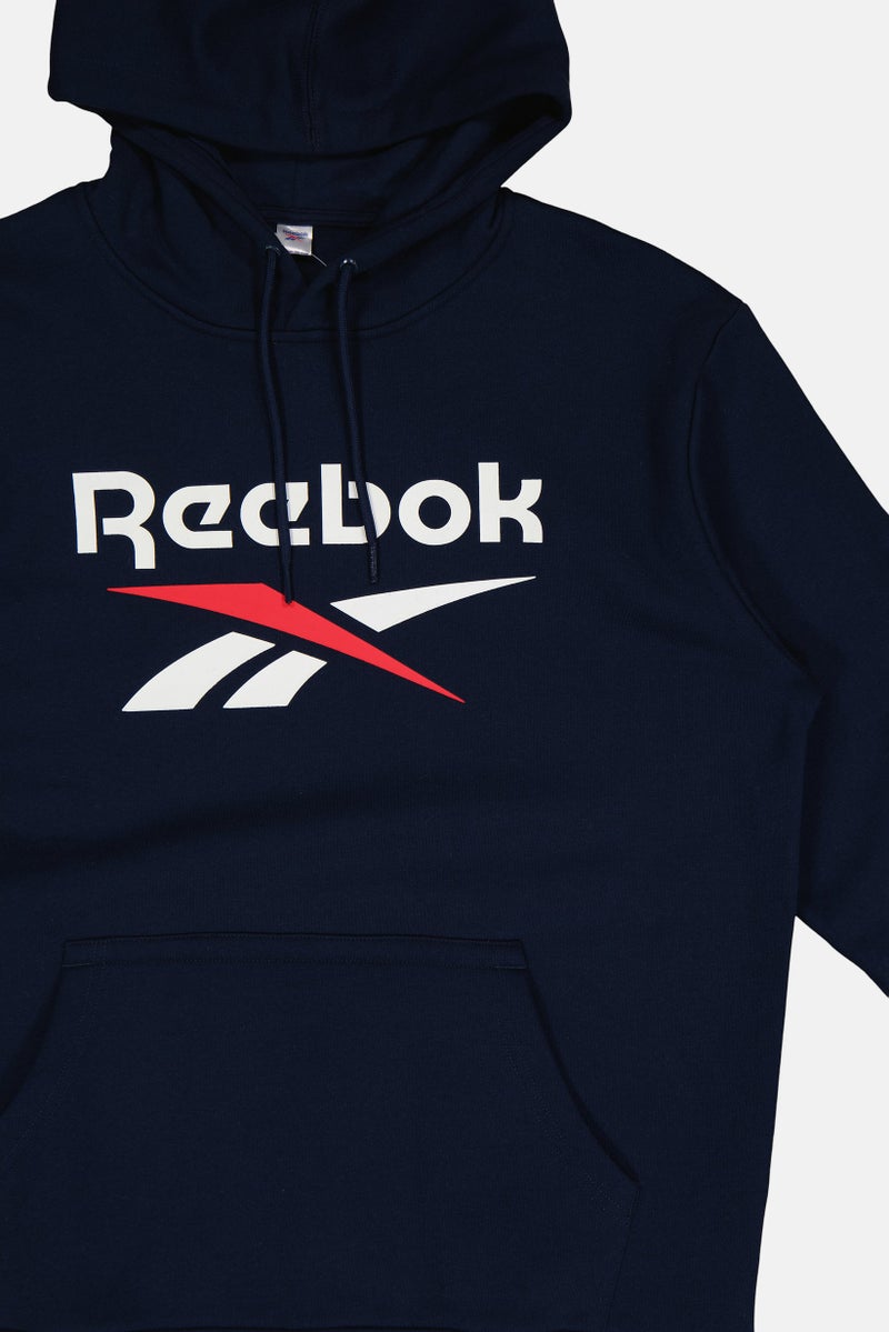 Reebok Men Sportswear Fit Long Sleeve Outdoor Hoodie, Navy Blue - Image 5