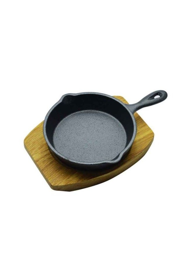 Kitchen master Mini Round Sizzler Tray Single Handle - Image 2