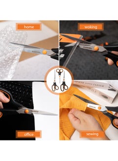 KSEIBI Industrial Multipurpose Scissors ,3Pcs Kit,5,8,9.5 inch, Stainless Steel Blade, Professional Scissors for All Types of Craft Workshop and Office Works, Gardening, Cutting Fabric, packaging materials  - Image 3