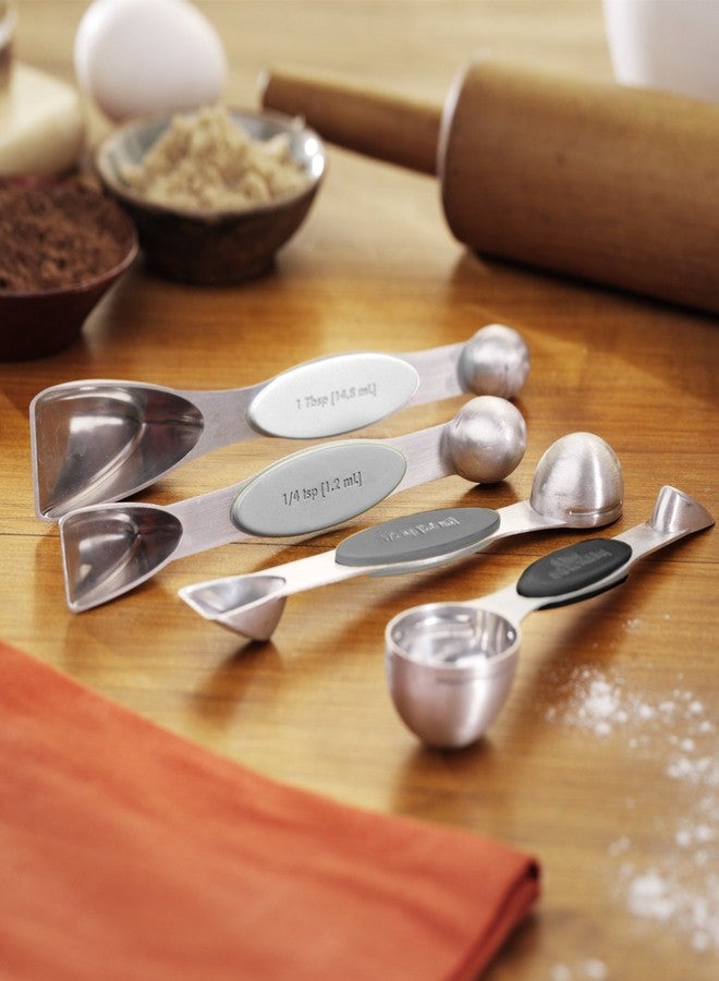 Amco Measuring Spoons, Assorted, Silver - Image 2