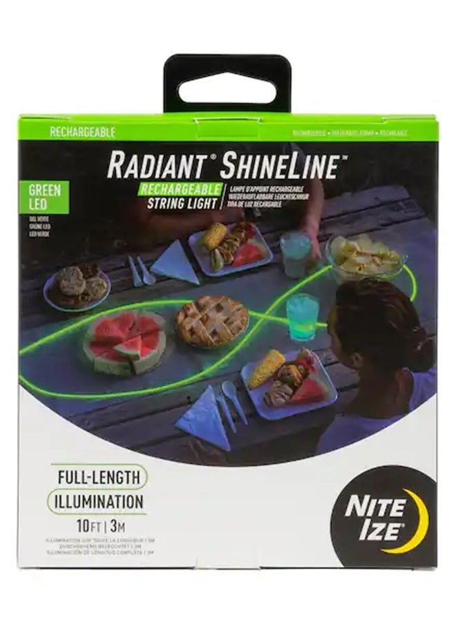 NiteIze Radiant® ShineLine القابل لإعادة الشحن - مصباح LED ليموني/أخضر  - Image 1