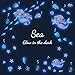 Robmoda Glow in The Dark Stars Mermaid Wall Decals, Turtle Ocean Fish Stickers for Ceiling, DIY Wall Decor for Nursery - Image 2