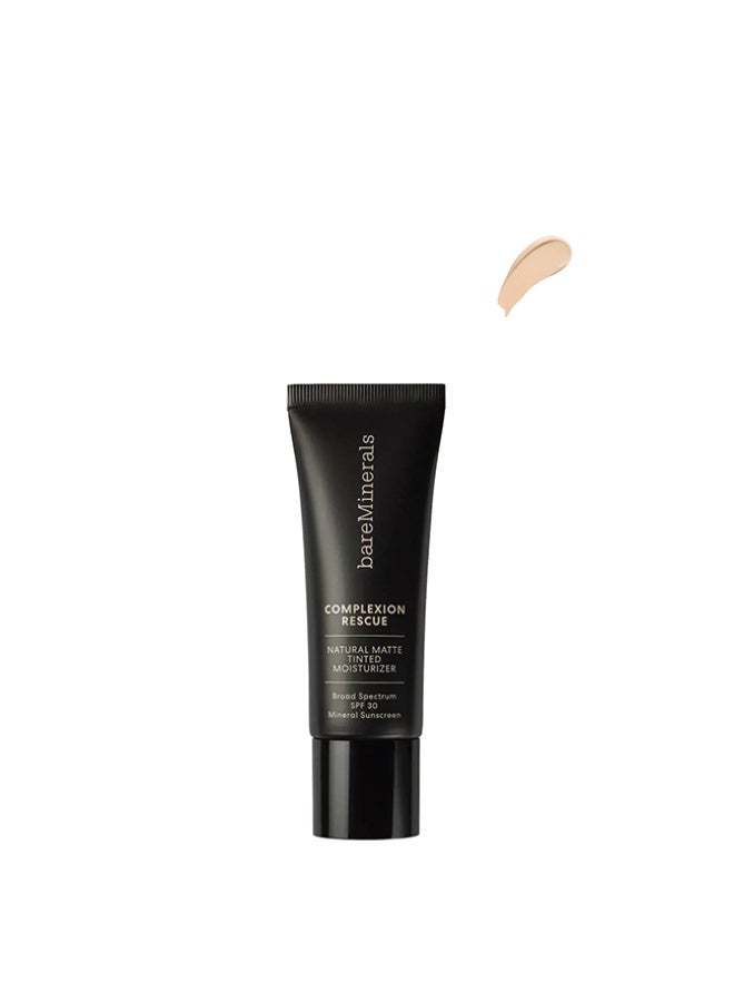 بير ماينرالز مرطب معدني ملون طبيعي غير لامع من بير مينيرالز كومبلكشن ريسكيو بعامل حماية من الشمس 30 بلون البتولا 35 مل - Image 1