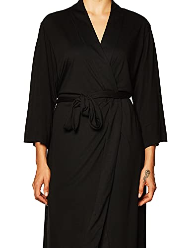 Natori Women's Shangri-La Robe,Black,Small - Image 3