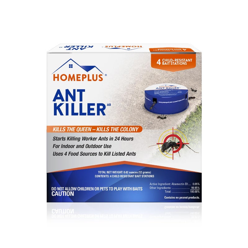 Home Plus Homeplusâ„¢ Ant Killer AB, Metal Bait Station, Ants Killer for House, Ant Traps Indoor & Outdoor, 12 Pack - Image 5