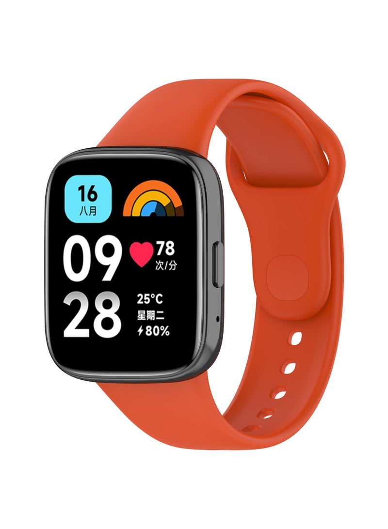 1Pcs Watch band for Redmi watch 3 lite watch strap Orange - Image 1