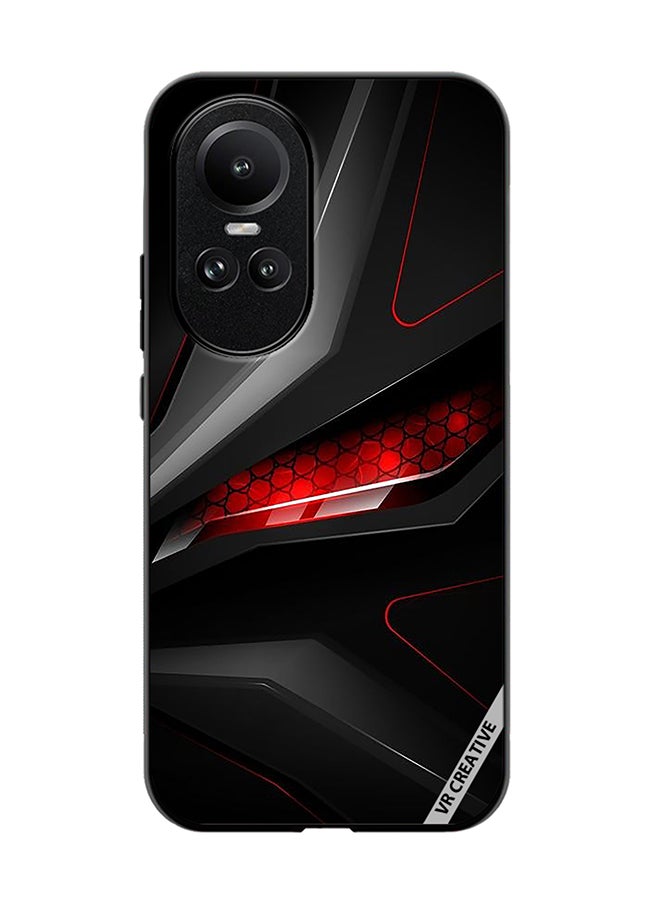 VR CREATIVE Protective Case Cover For Oppo Reno 10 Pro Neon Texture Design Multicolour - Image 1