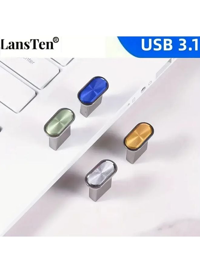 LansTen 32GB Blue USB 3 1 Flash Drive With Type C Adapter High Speed Pen Drive - Image 4