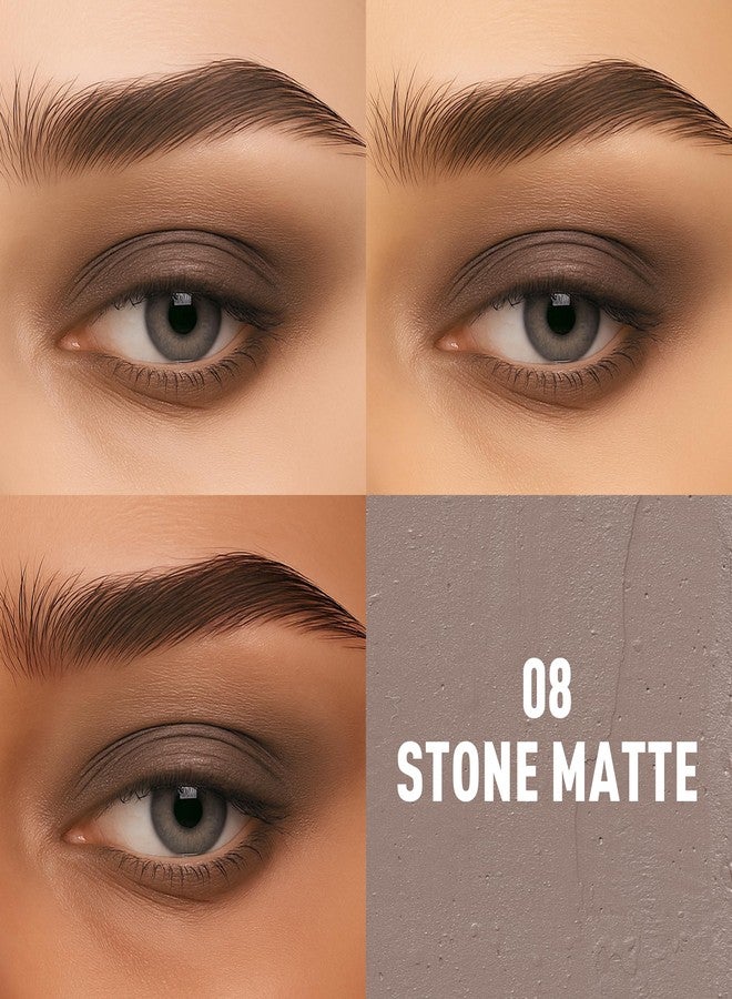 FV Matte Cream Eyeshadow Stick, Waterproof, Long-Lasting Cream Shadow, High Pigment Easy to Apply Eyeshadow Makeup, Stone Matte - Image 2