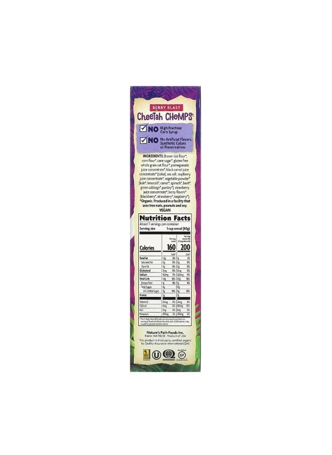 Nature's path EnviroKidz Organic Berry Blast Cheetah Chomps Cereal 10 oz 284 g  - Image 2