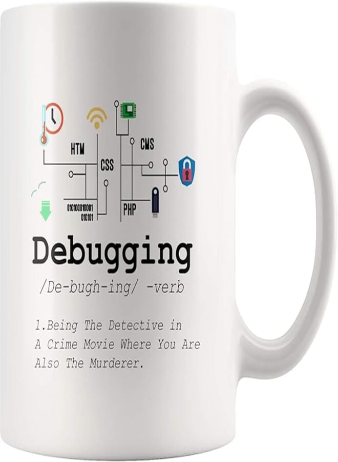 ella - Mug Funny Gift Computer Programmer Programming Coding Code IT Tech Support Coffee Ceramic Cup