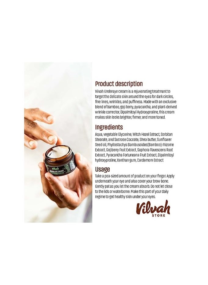 vilvah STORE - Vilvah Store Under Eye Cream - Image 1