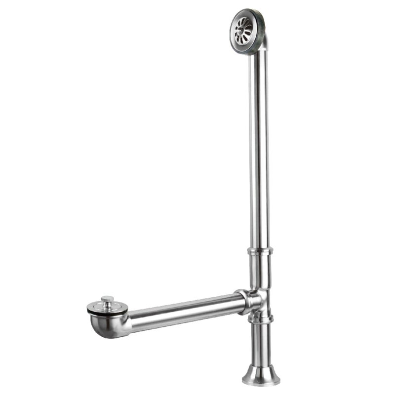 Kingston Brass CC2081 Vintage Claw Foot Tub Drain Come with Lift and Turn, 27-5/8-Inch, Polished Chrome - Image 5