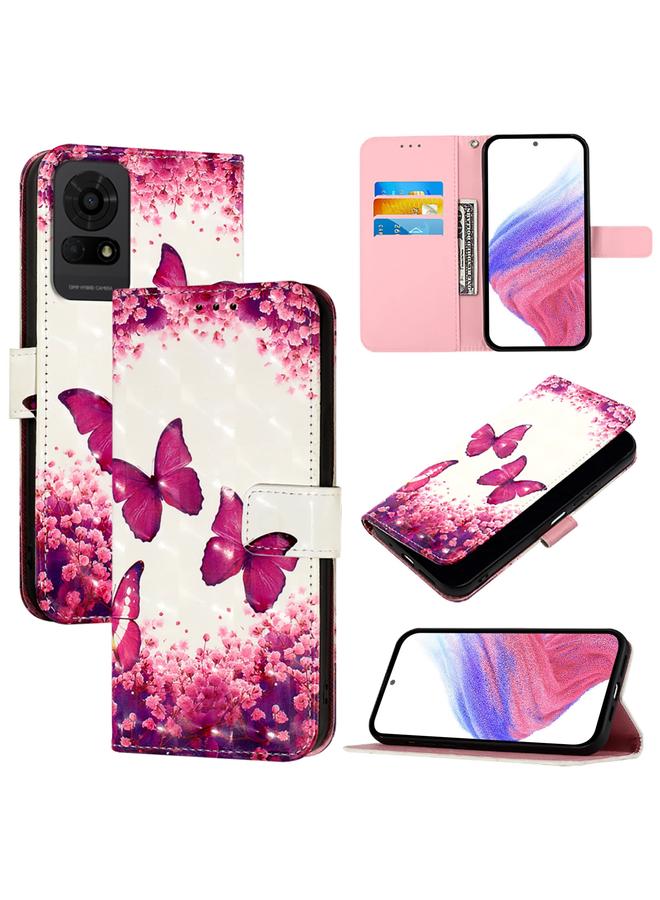 erorex Case For TCL 50 LE 5G 3D Painting Horizontal Flip Leather Phone Case  - Image 1