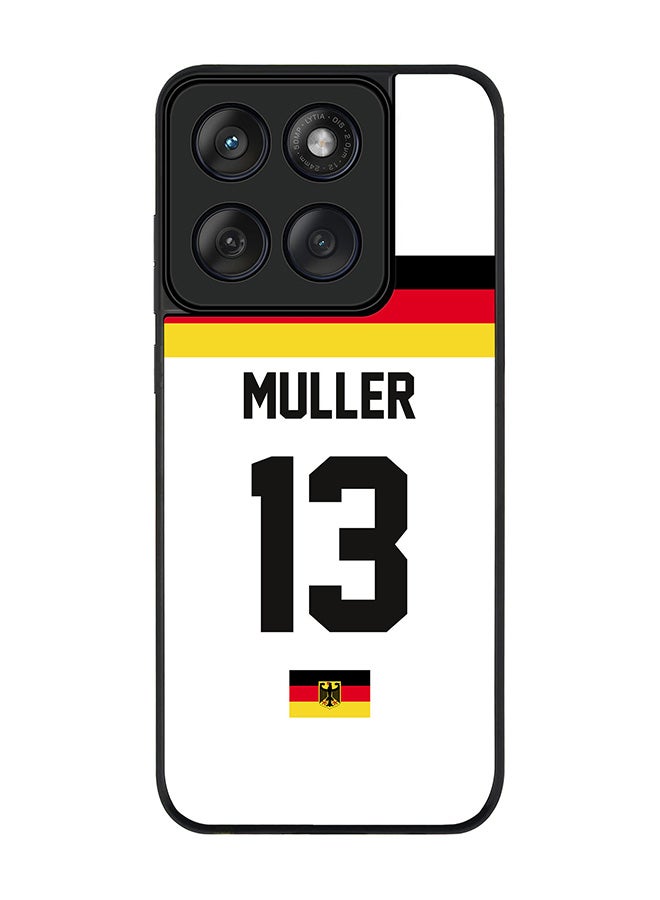 Stylizedd For Motorola MOTO Edge 60 Fusion/ Edge 60 Case,Slim fit Camera Protection, Shockproof Thin Phone cover  - Football - Germany,  Muller - Image 1