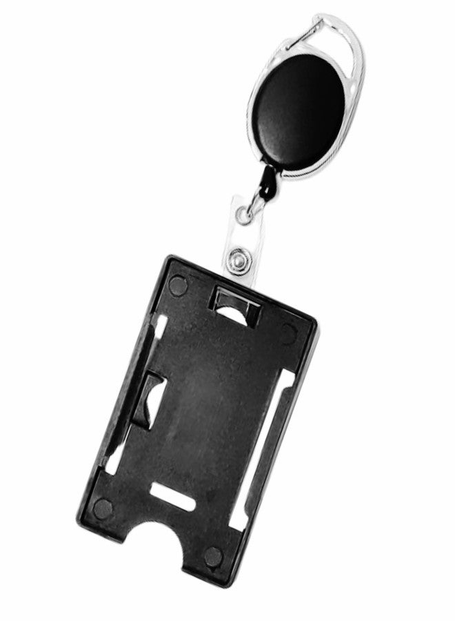 ANG ID Card Holder Pack of 1 (Oval 1+ Card Holder 1 (Black) - Image 1