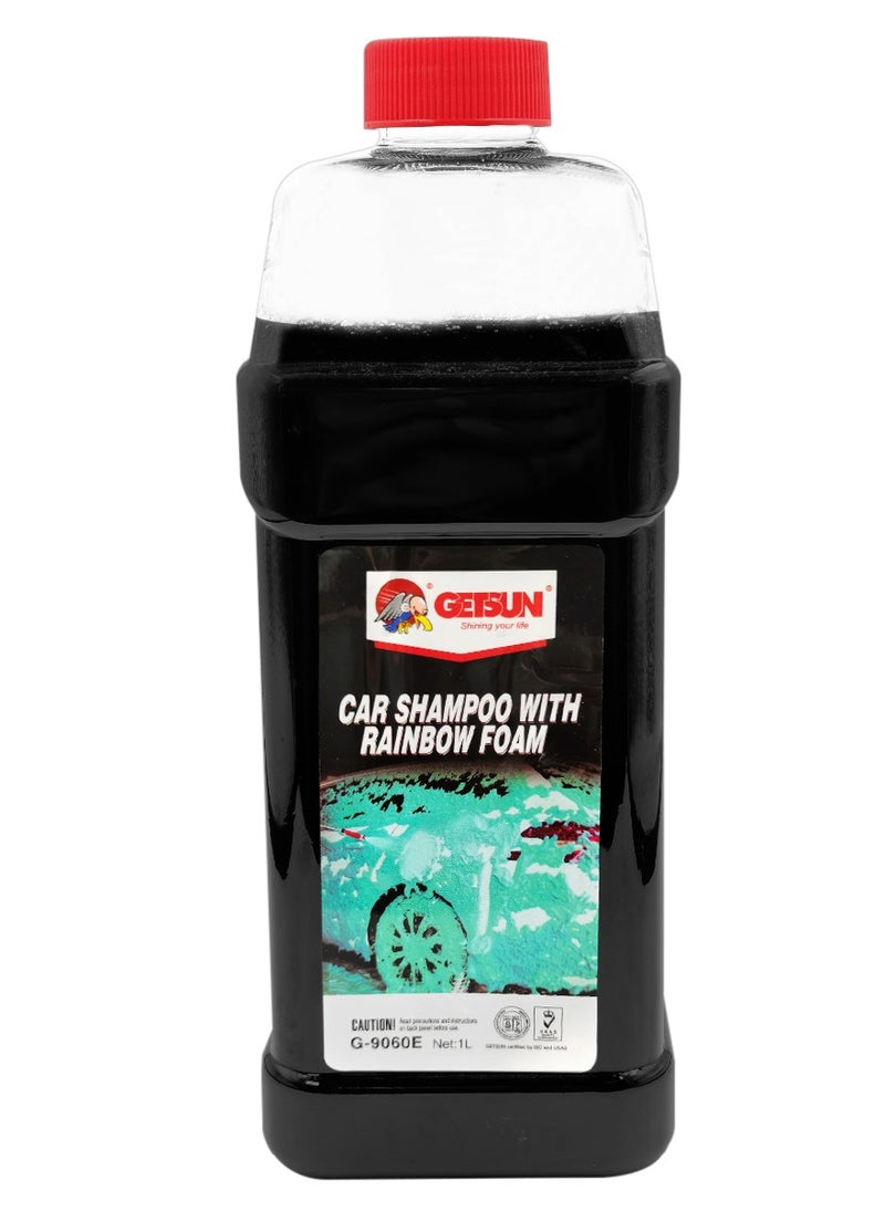 GETSUN High Performance Concentrated And Lasting Car Shampoo With Rainbow Foam 1L G9060E