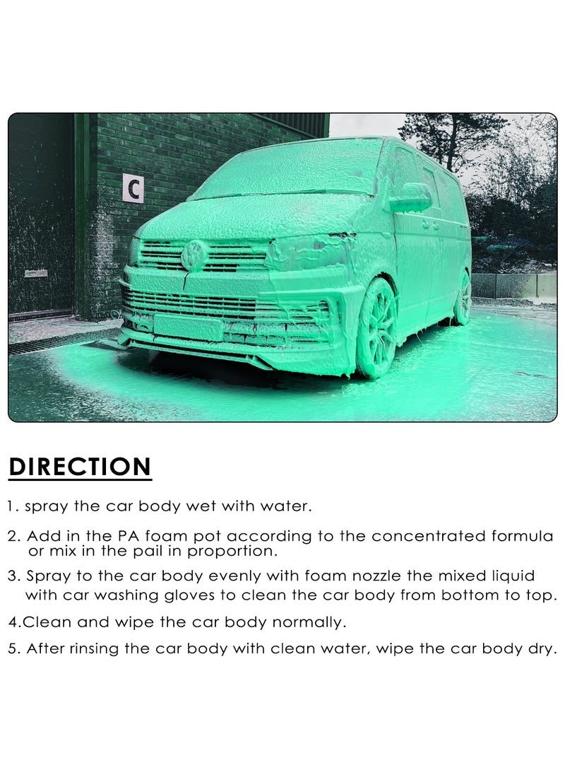 GETSUN High Performance Concentrated And Lasting Car Shampoo With Rainbow Foam 1L G9060E