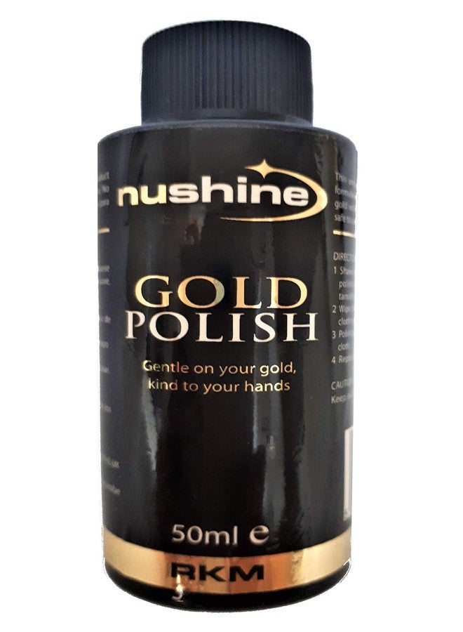 Nushine Gold Polish 1.7 Oz - ecofriendly formula works effortlessly with beautiful results - Image 1