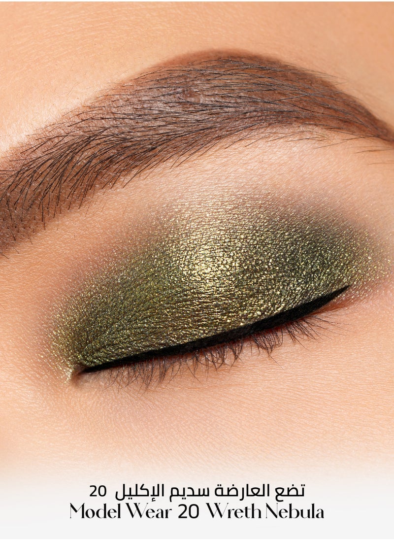 Oulac Liquid Glitter Eyeshadow - Metallic & Shimmer Formula, Intense Sparkle Eyeshadow, Eyeliner & Highlighter, Fine Sparkle & Glow, Blendable, Crease-Resistant, Vegan & Cruelty-Free, Long-Lasting, 5.4g - Wreth Nebula - 20  - Image 4