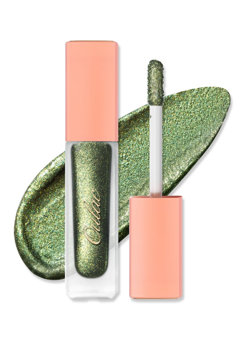 Oulac Liquid Glitter Eyeshadow - Metallic & Shimmer Formula, Intense Sparkle Eyeshadow, Eyeliner & Highlighter, Fine Sparkle & Glow, Blendable, Crease-Resistant, Vegan & Cruelty-Free, Long-Lasting, 5.4g - Wreth Nebula - 20  - Image 1