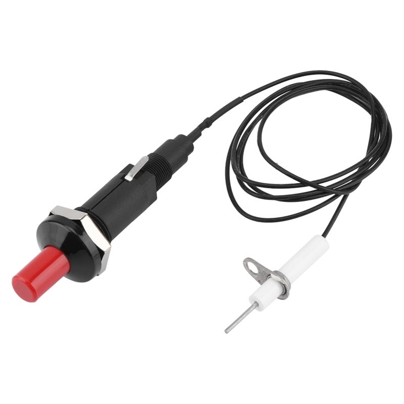 Piezo Spark Ignition Kit 1000Mm Cable Premium Durable Plastic - Safe Easy To Use Push Button Igniter For Bbq Grill Gas Stove Fireplace Oven - Image 1