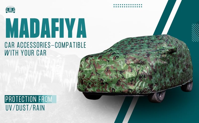 MADAFIYA Heavy-Duty Car Cover for Compatible with Toyota Innova (2005 to 2025 All Models) Deluxe Car Protection Cover – Waterproof & UV-Resistant All-Season Exterior Protection - Image 2
