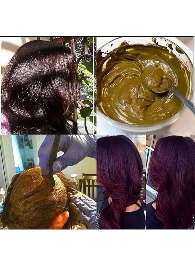 Henna Khaleeji Original Henna Colour Powder - Herbal Hair Colour - Natural Hair Treatment - Stimulate Hair Growth-Fights Fungus & Reduce Dandruff-Multiple Colours -500g - Image 3