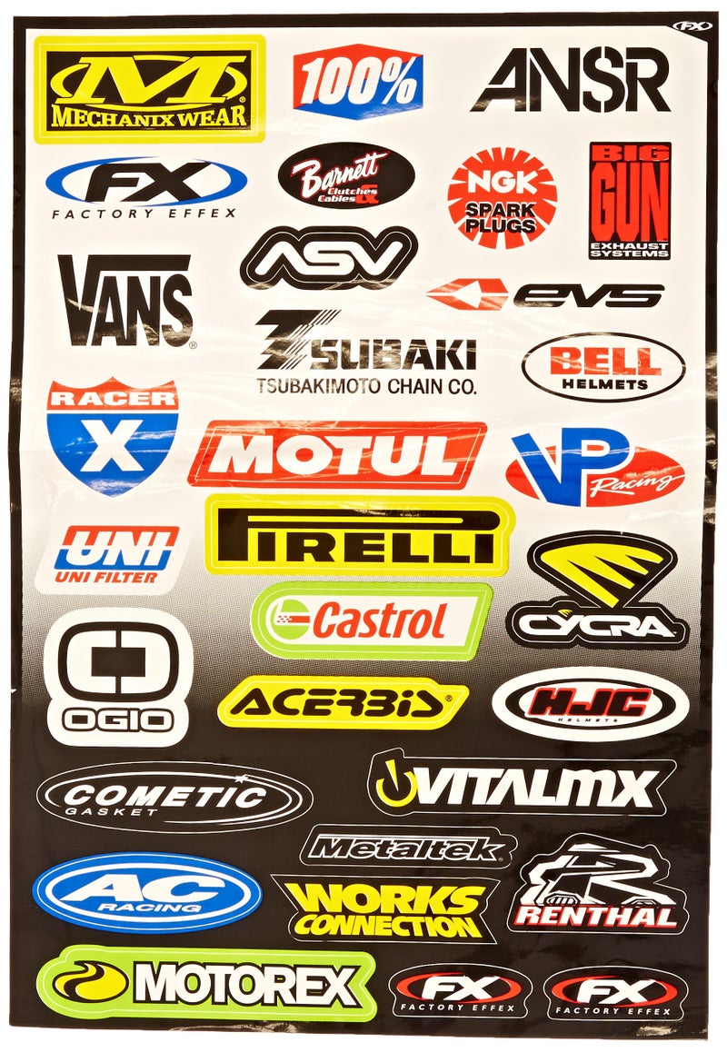 Factory Effex Sponsor KIT C Sticker KIT