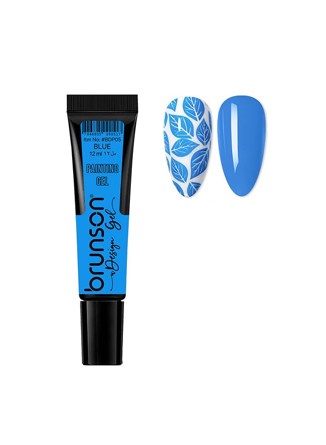 brunson جل طلاء الأظافر - 1 قطعة 12 مل لون كلاسيكي طلاء فني للأظافر فرشاة خط فرنسي رفيع في أقلام جل لنقش الأظافر صالون مانيكير BDP05 - Image 1