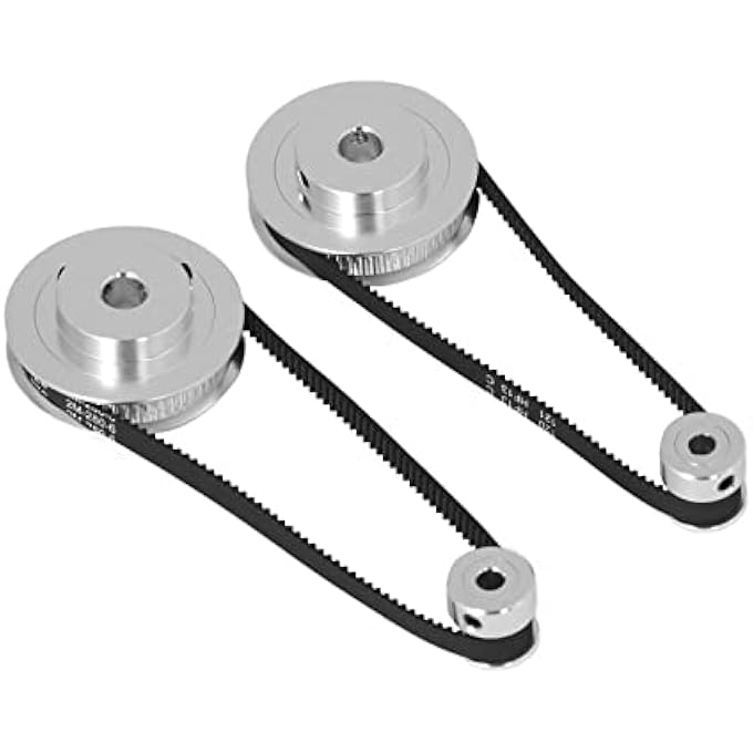 ريحني حزام التوقيت الألمنيومي بكرة العجلة المتزامنة مع حزام لملحقات طابعة ثلاثية الأبعاد 20 سنا 60 سن توقيت زائد 60 طن 8 مم 20 طن 5 مم 02 بوصة بالإضافة إلى 60 طن 8 مم 031 بوصة - Image 2