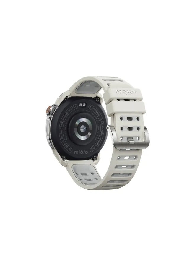 Mibro GS Pro 2 Smartwatch – 1.43" AMOLED Display, Dual-Frequency GPS - Light Beige - Image 2