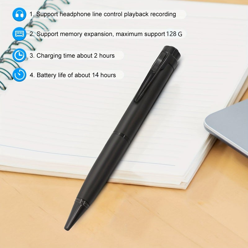 64GB Digital Voice Recorder with Noise Reduction for Lectures Meetings - Image 2