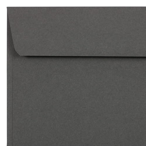 LUXPaper 6 x 9 Booklet Envelopes | Smoke Gray | 80lb. Text | 50 Qty - Image 5